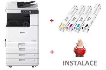 Canon iR-C3326i + kazetová jednotka AW1 + sada tonerov C-EXV65 (Bk, C, M, Y) + inštalácia